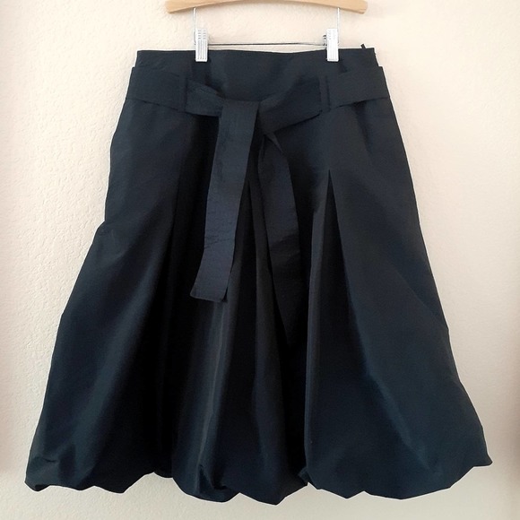 MaxMara Weekend Taffeta Bubble Hem Skirt - Picture 1 of 6